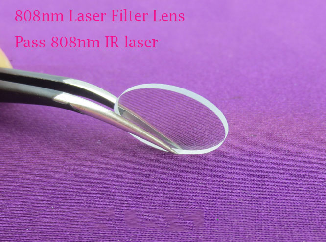 レーザー用フィルターレンズ 透過 808nm laser filter lens